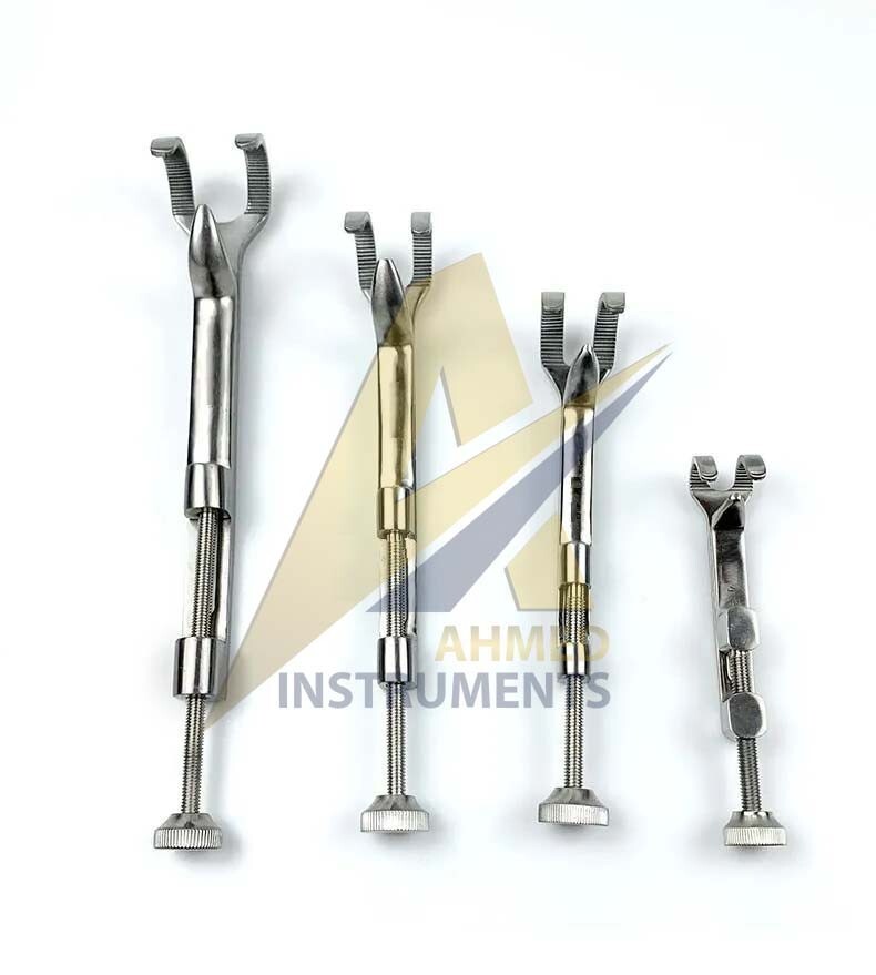 Lowman Bone Holding Clamps Forceps 4 Pcs Set Orthopedic Surgical Veterinary