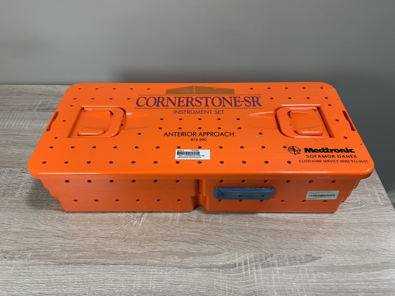 Medtronic Sofamor Danek Cornerstone-SR Lordotic 874-990 Anterior Approach Set