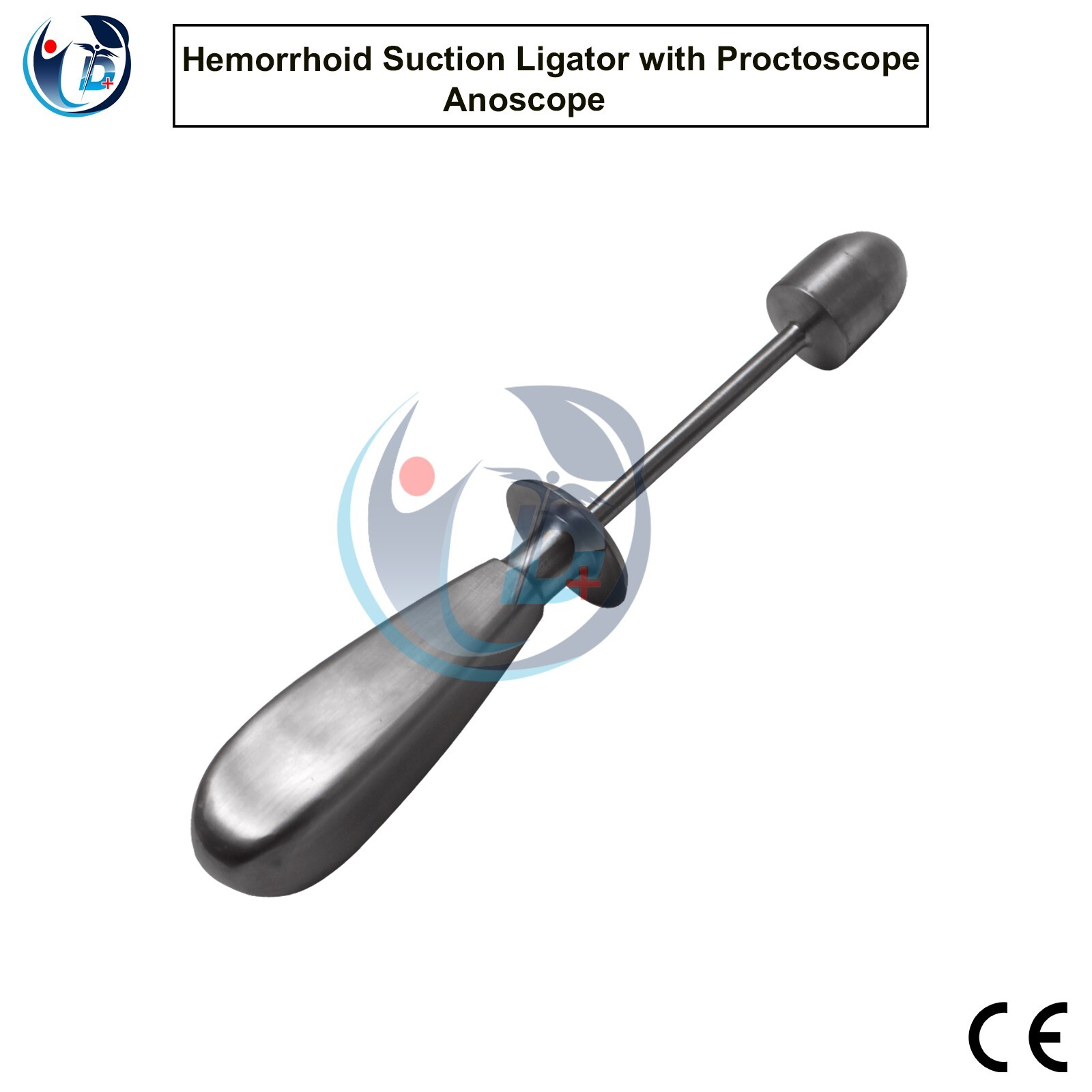 Hemorrhoid Suction Ligator Proctoscope Rectal Anoscope + Surgical Latex Rings DI
