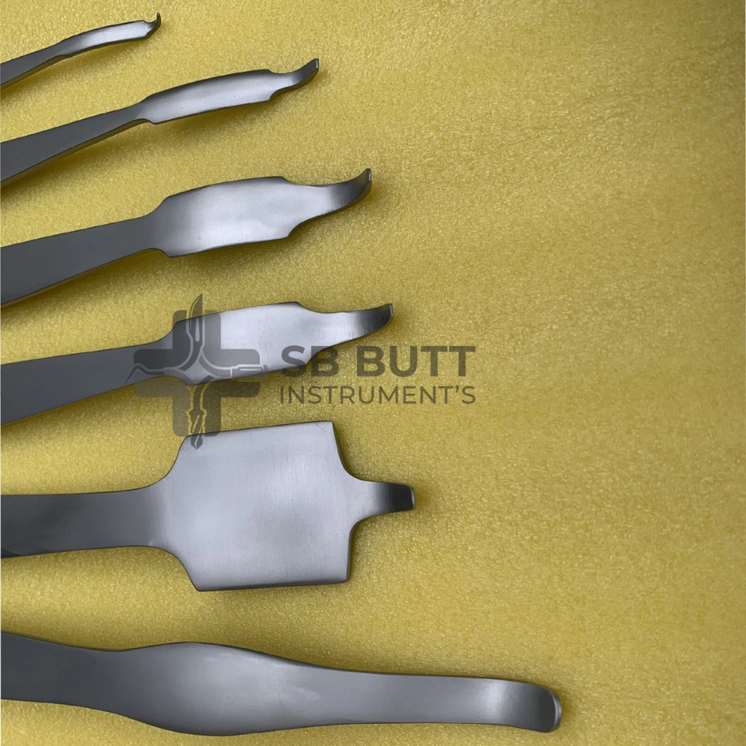 7 Hohmann Retractor Set, German Stainless Steel Surgical, Orthopedic Instruments