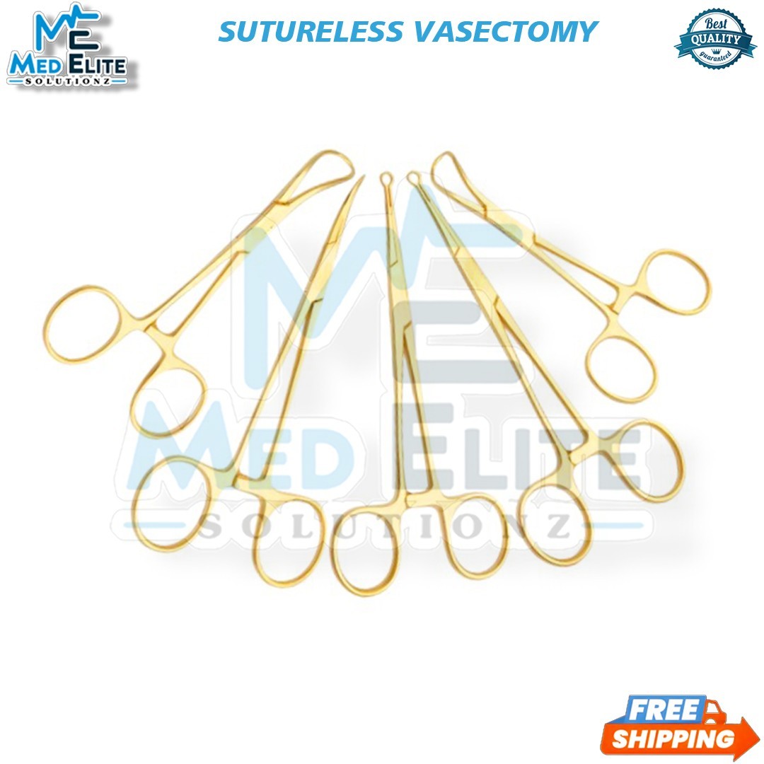 Piece German Sutureless Vasectomy, Meatotomy Set, Urology Surgical Instruments 5