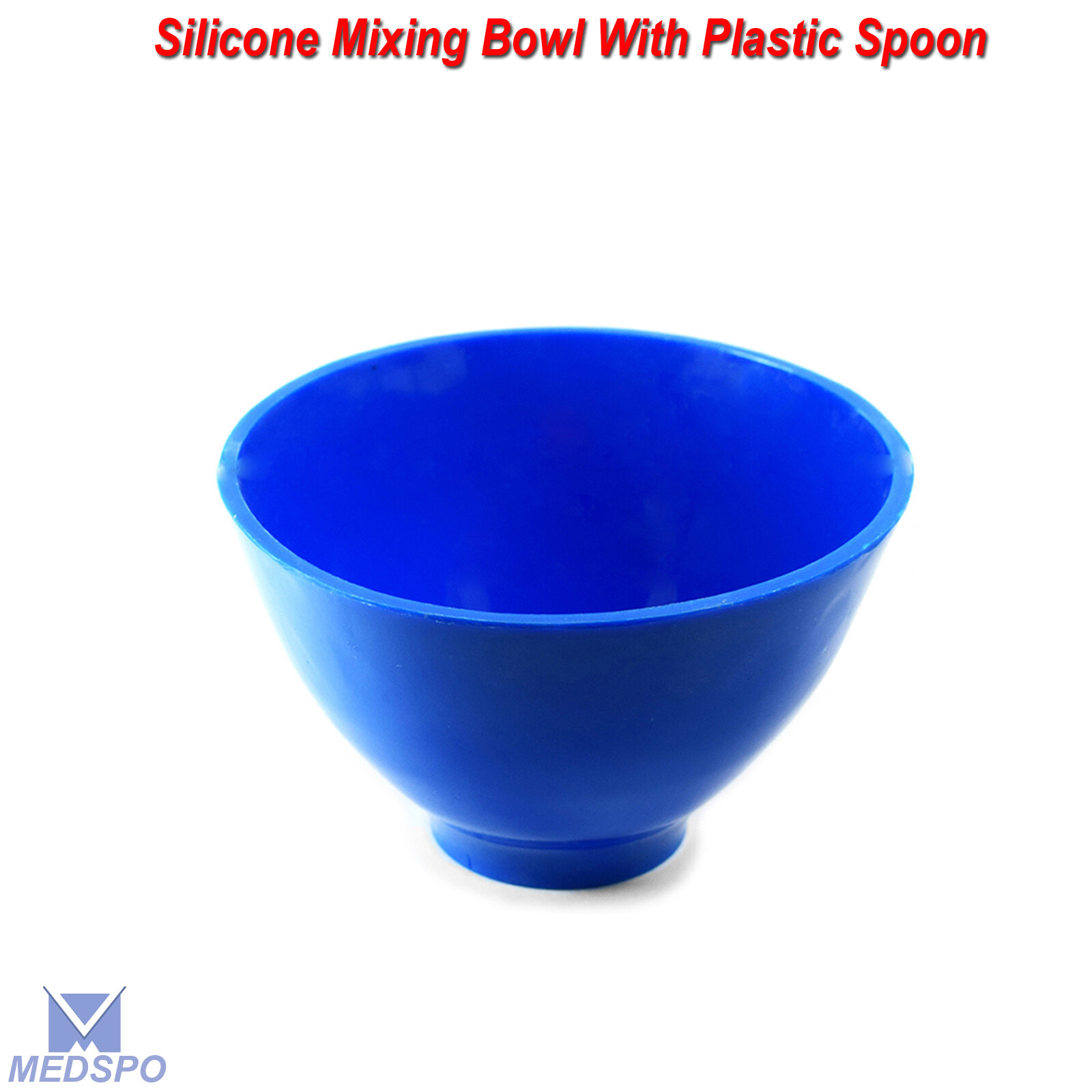 Dental Lab Mixing Bowl Blue Nonstick Flexible Silicone Rubber Hygienist Tools