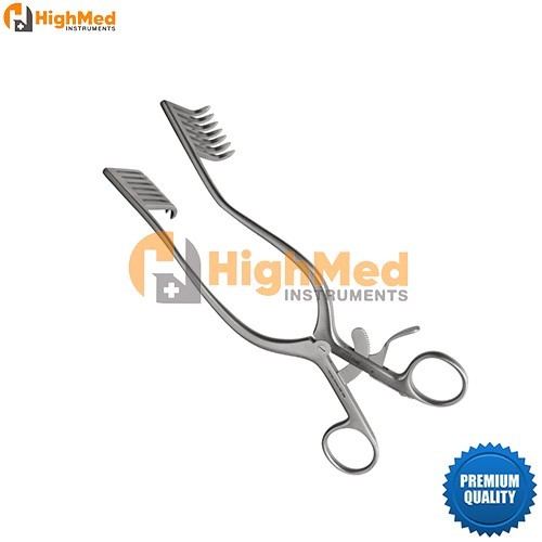Miskimon Retractor, 8.5 Sharp 7×7 Teeth, 1-3 8 Wide 1.25 Deep