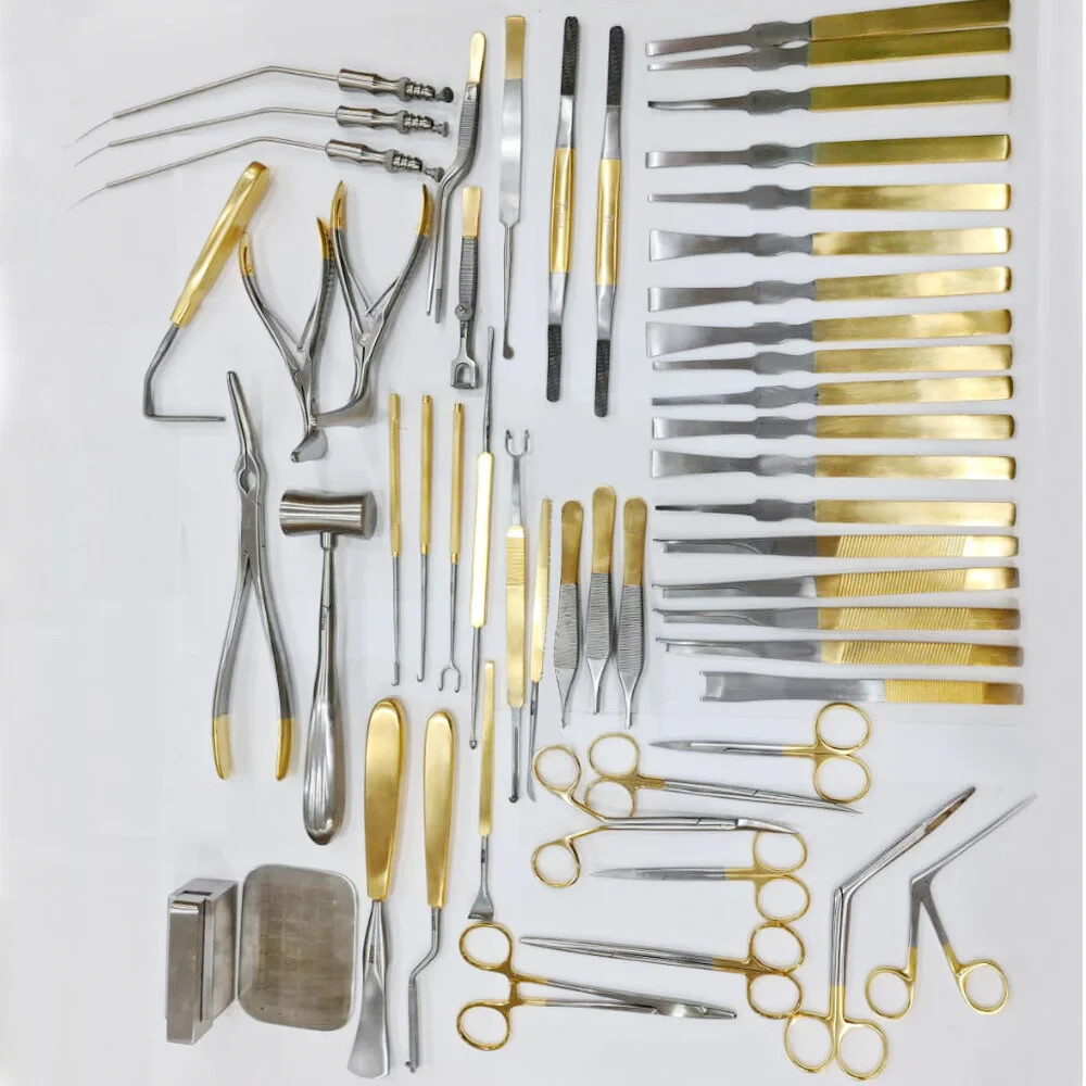 Rhinoplasty instruments German Nose & Plastic Surgery instruments Set of 50 PCS
