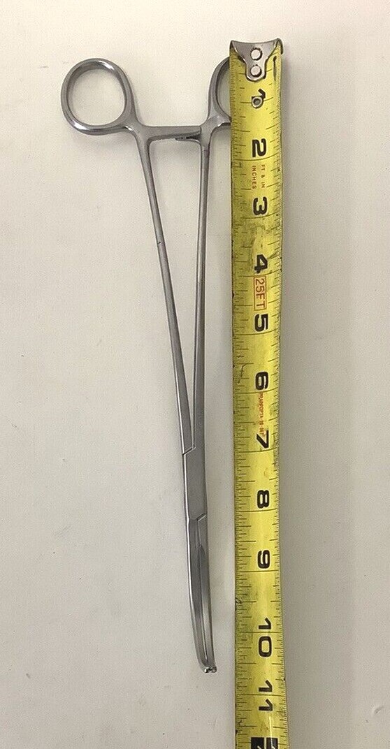 V.Mueller CH6240 10-1/2″ Orthopedic Surgical Debakey Glover Curved Cooley Clamp
