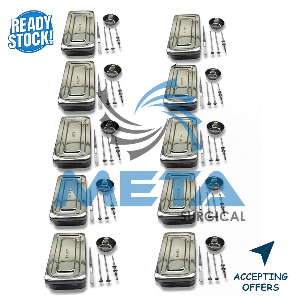 3.5mm &4.5mm HRT Trocar kits Hormone Replacement Pellet Insertion Trocars 10 Set