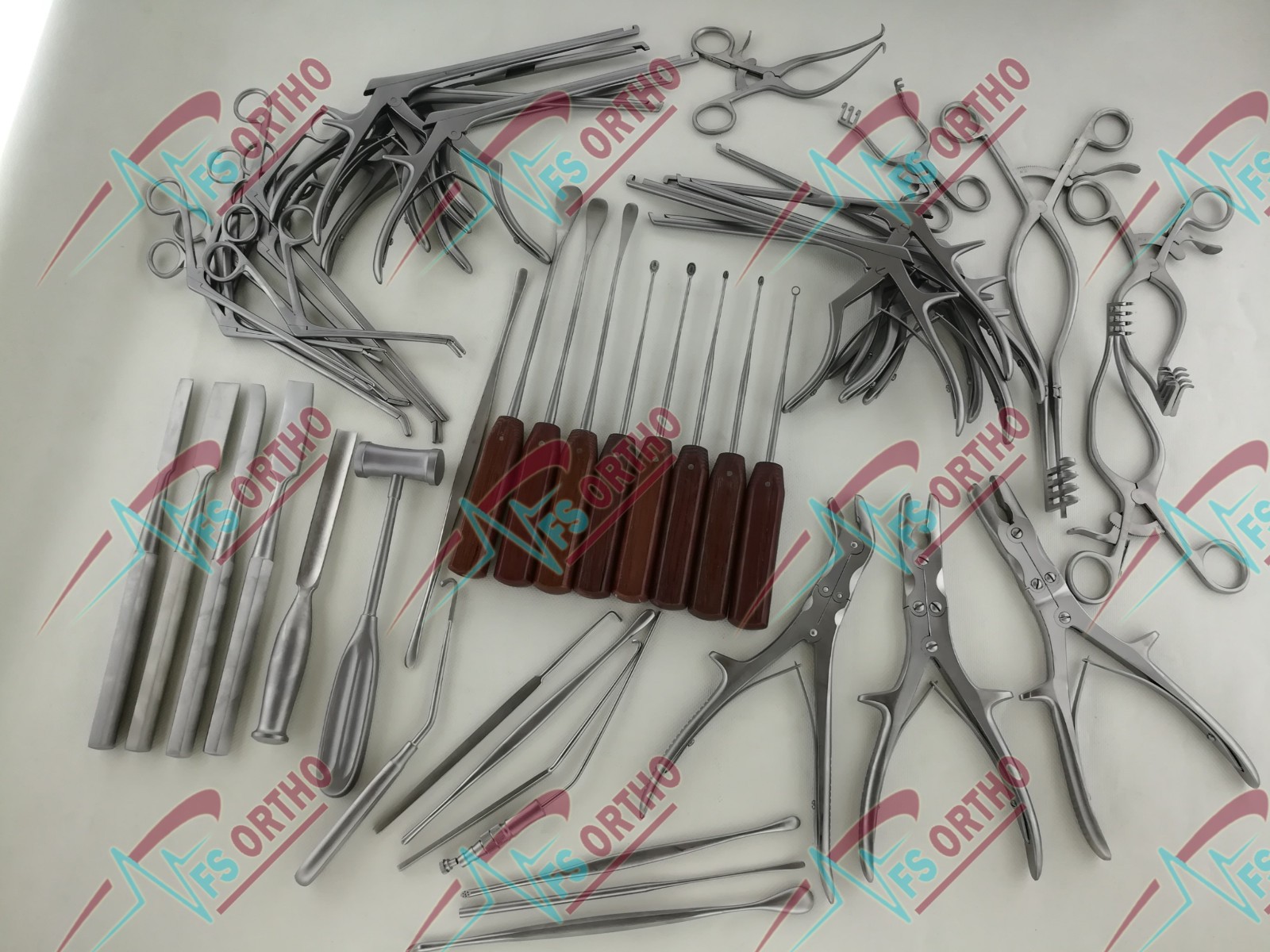 Laminectomy Complete Instrument Set Of 47 PCs Spine Orthopedic Instrument