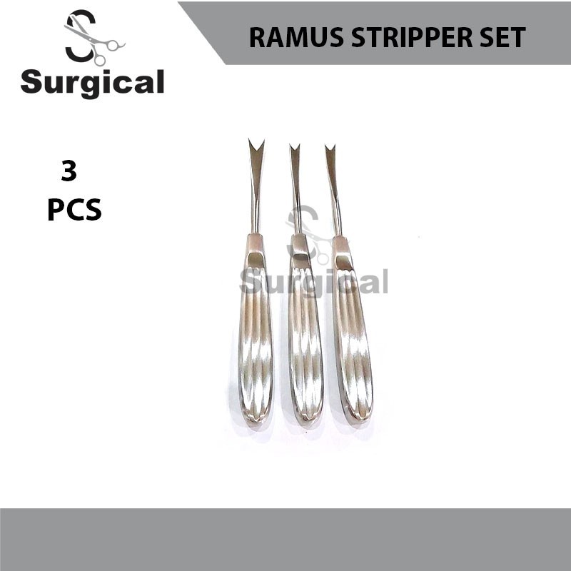 Obwegeser Ramus Stripper | Set of 3 PCs | Plastic Surgery Instruments