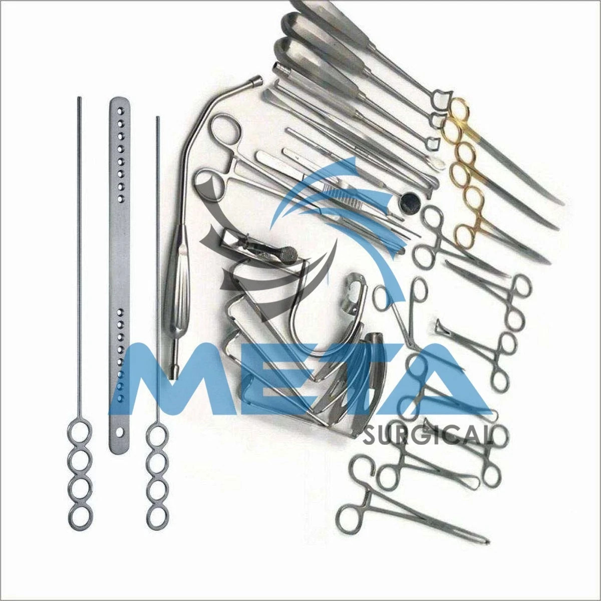New Tonsillectomy and Adenoidectomy 30 pcs Set Surgical Instruments Kit
