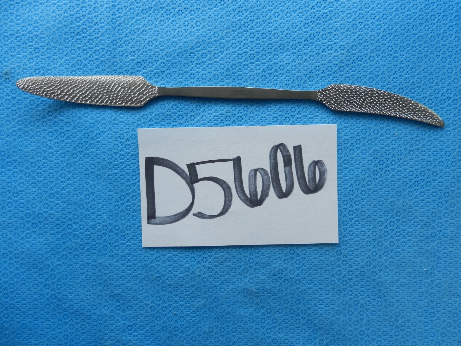 D5606 V. Mueller Putti Orthopedic Double Ended Rasp Rounded Tip OS4450