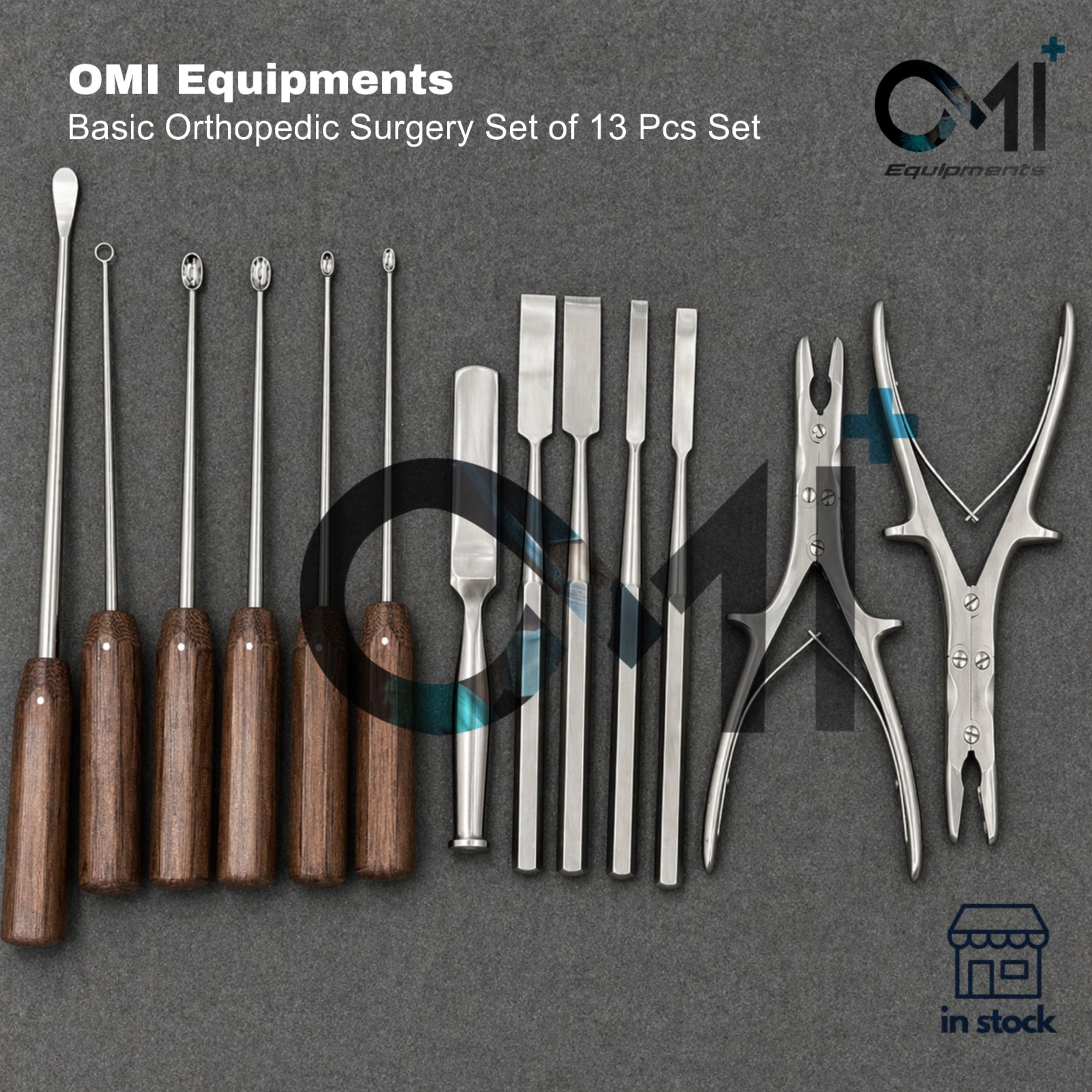 Basic Orthopedic Surgery Set Of 13 Pcs Surgical Set Orthopedic Instruments
