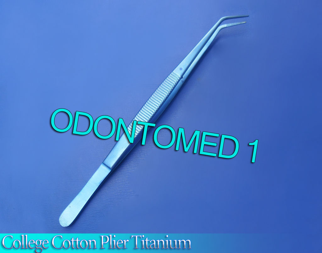 College Cotton Plier Titanium Surgical Dental Instruments