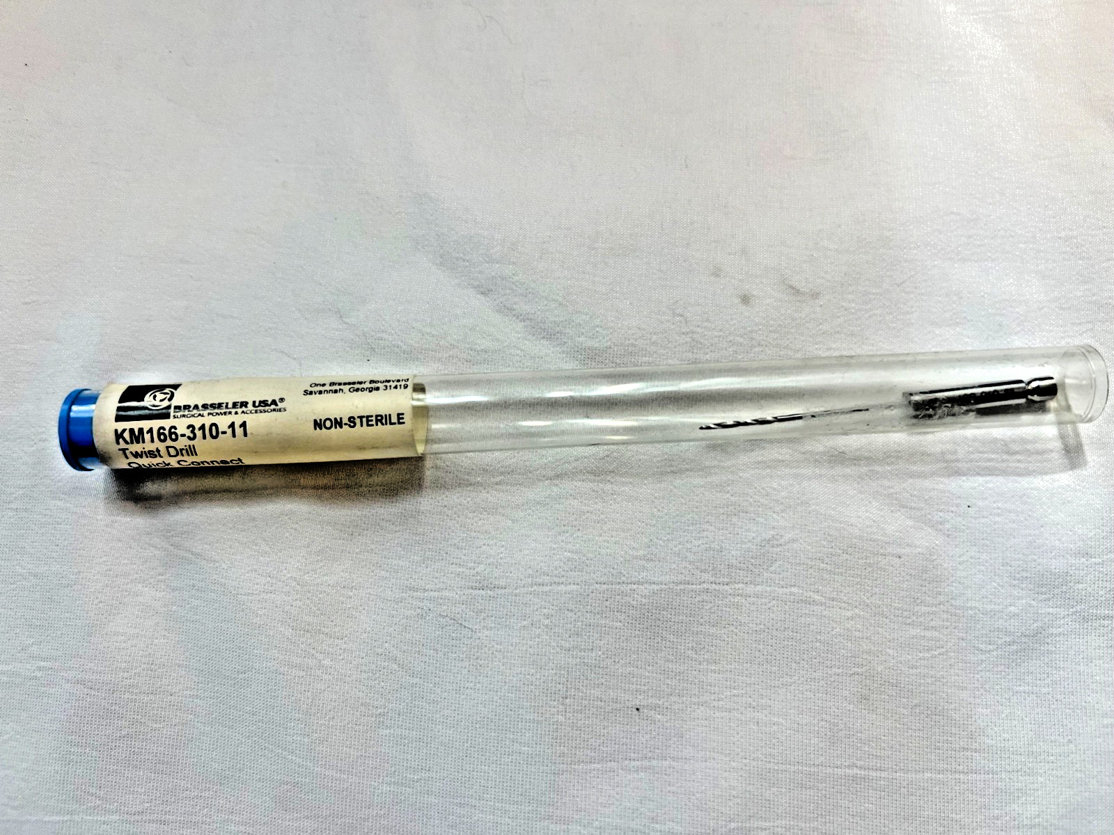 Brasseler USA Surgical KM166-310-11 Quick Connect Twist Drill 1.1mm X 60mm