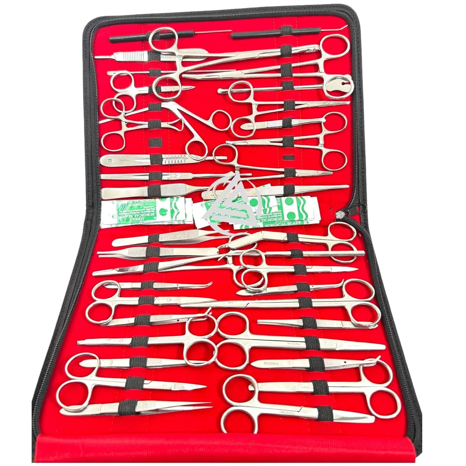 Veterinary !Needle Holder,Scissors,HEMOSTAT Forceps,Scalpel Handles and Blades.