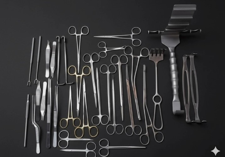 Abdominoplasty Tummy Tuck Surgery Set Of 34 pcs Plastic Surgery With Steel Box