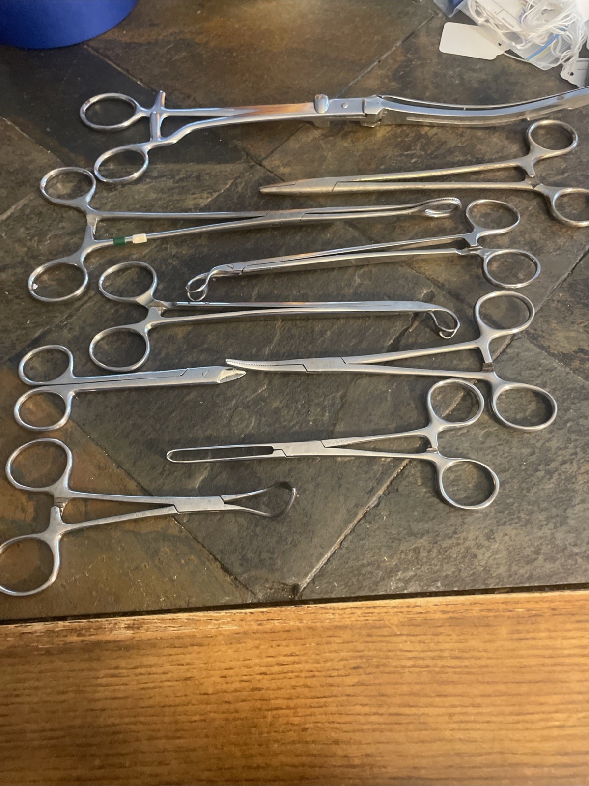 LOT OF 9 STAINLESS STEEL SURGICAL MEDICAL DENTAL INSTRUMENTS