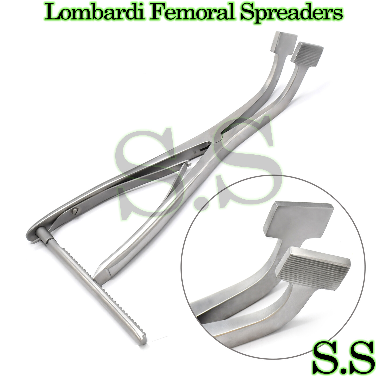 10 Pieces Lombardi Femoral Tibial Spreaders 9” Orthopedic Instruments OP-015