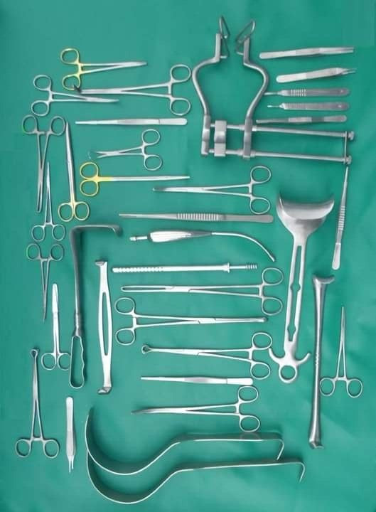 108 Pcs Set General Surgery Basic Laparotomy Surgical Instruments