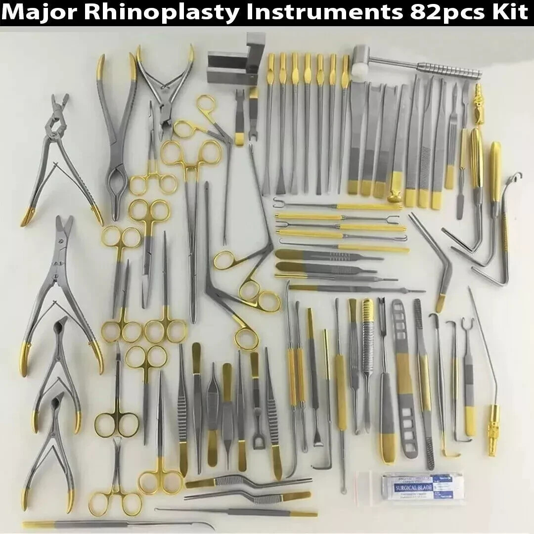 Major Rhinoplasty Surgical instruments set of 82 Pcs Nose & Plastic Surgery set