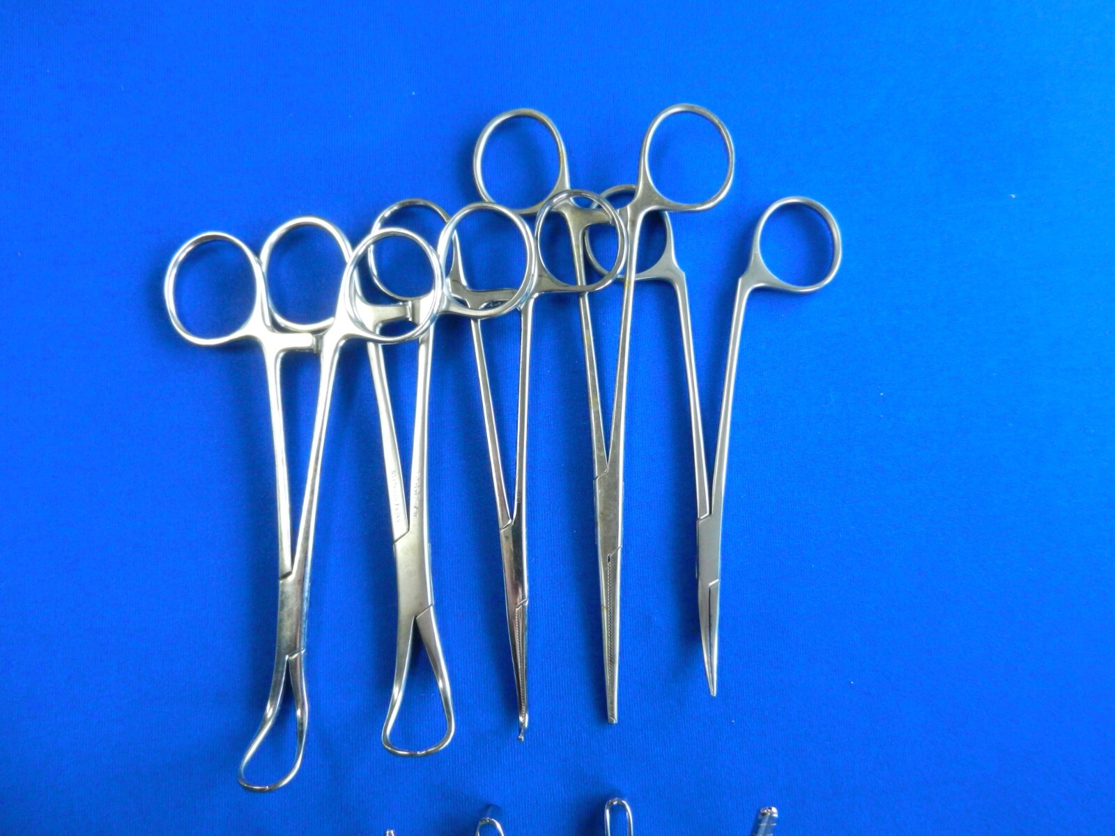 E530 Pilling Jarit Sklar Lot of 10 Forceps Approx. 13.5-16cm Overall Length
