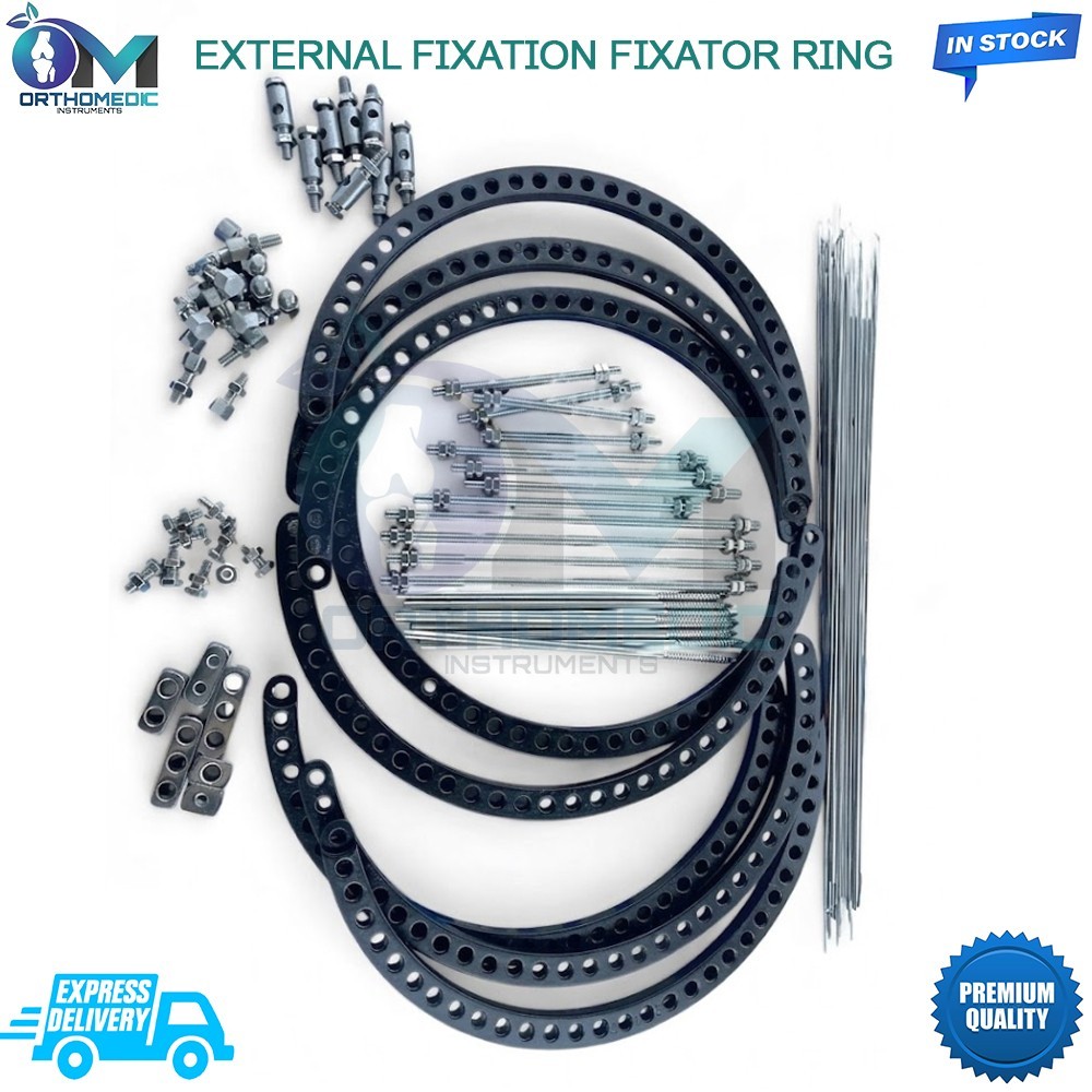 EXTERNAL FIXATION FIXATOR RING- 240mm For TIBIAL FEMUR FRACTURE 2p