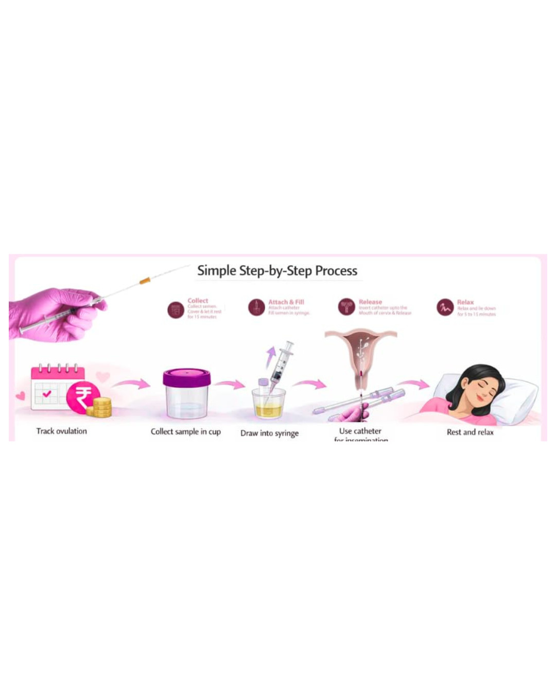 IUI Cannula kit (17CM) Steriled | Medical Grade for Pregnancy Kit