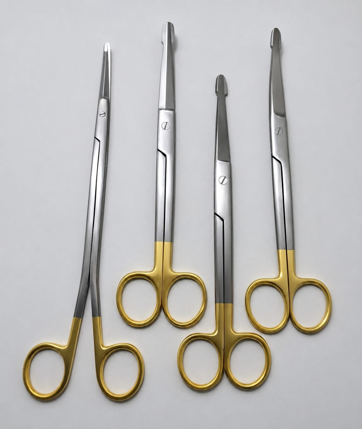 Plastic surgery facelift scissors set of 4pcs Plastic Surgery Instruments