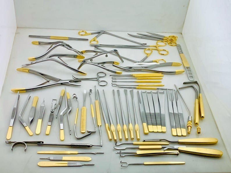 Rhinoplasty Instruments Set of 82 Pcs Nose Surgery Reusable Instruments