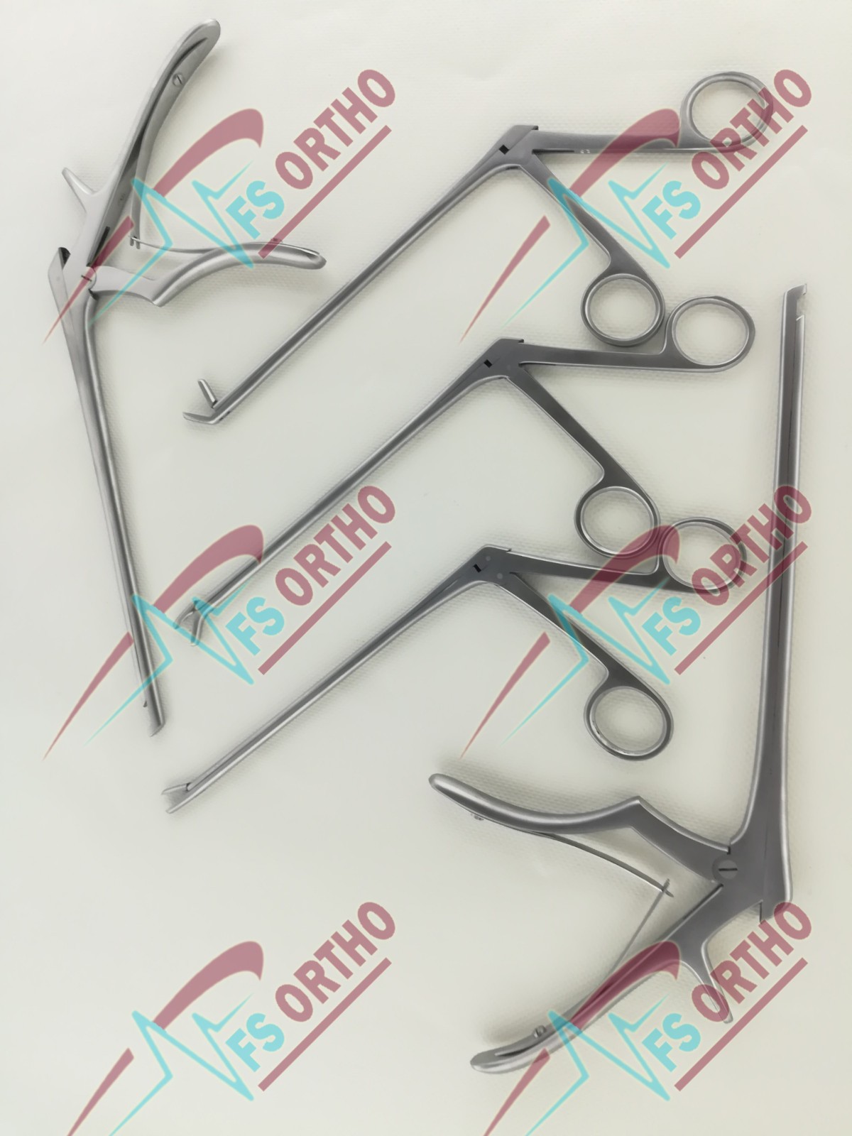 Ferris-Smith Kerrison Punches & Rongeur Forceps Set of 5 Pcs Orthopedic