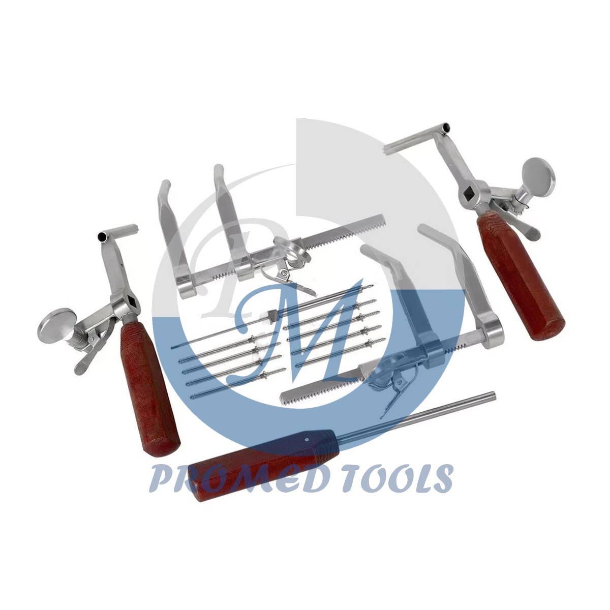 Caspar Cervical Distractor Set Right & Left With Screw Driver Spine Instrument