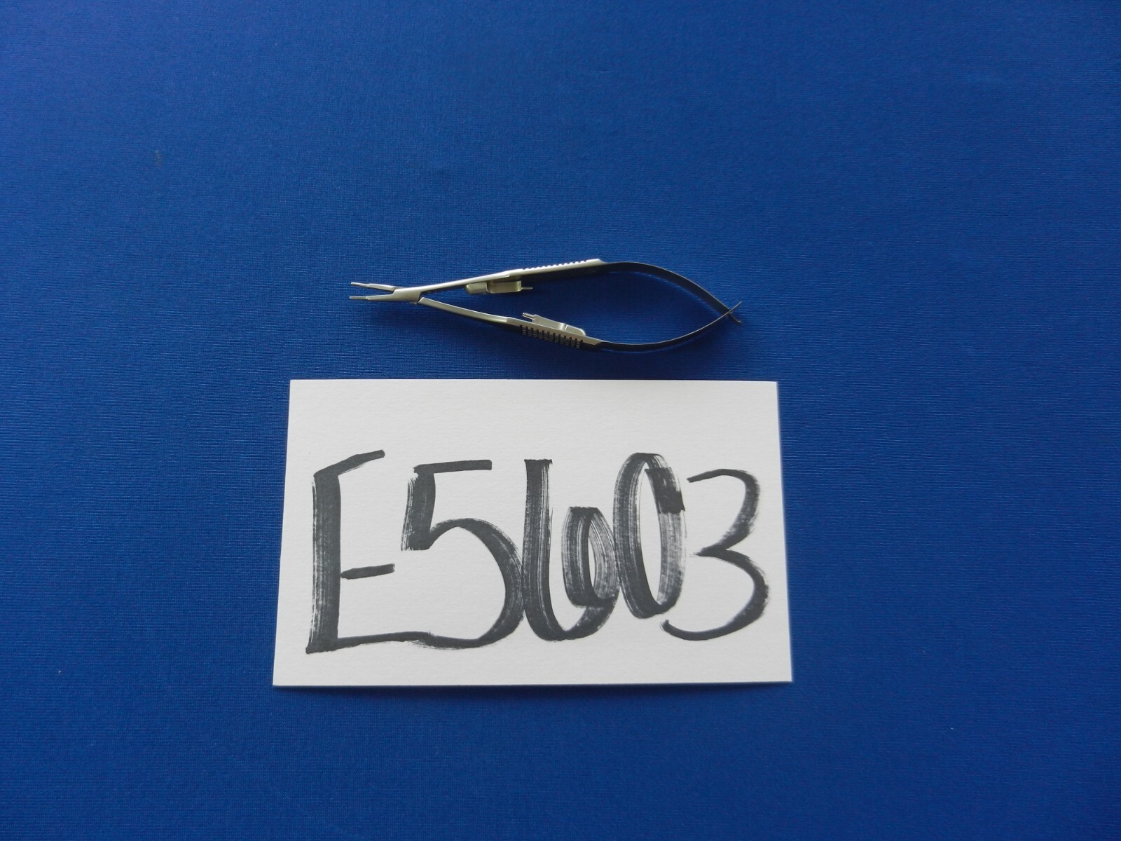 E5603 V. Mueller OP7471 McPherson Ophthalmic Needle Holder 11cm Overall Length