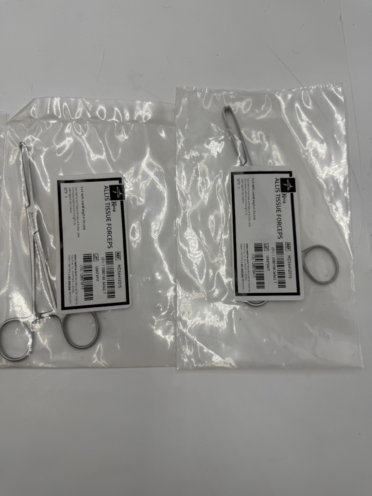 Lot Of 4 NEW Konig MDS6412015 Allis Tissue Hemostat Forceps 6″ Germany