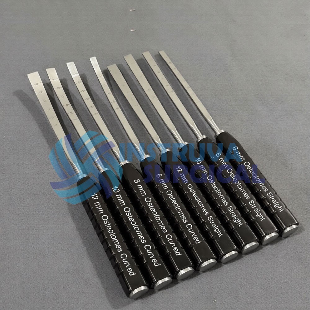Orthopedics Osteotomes Bone Osteotomes Straight Curved Veterinary Set