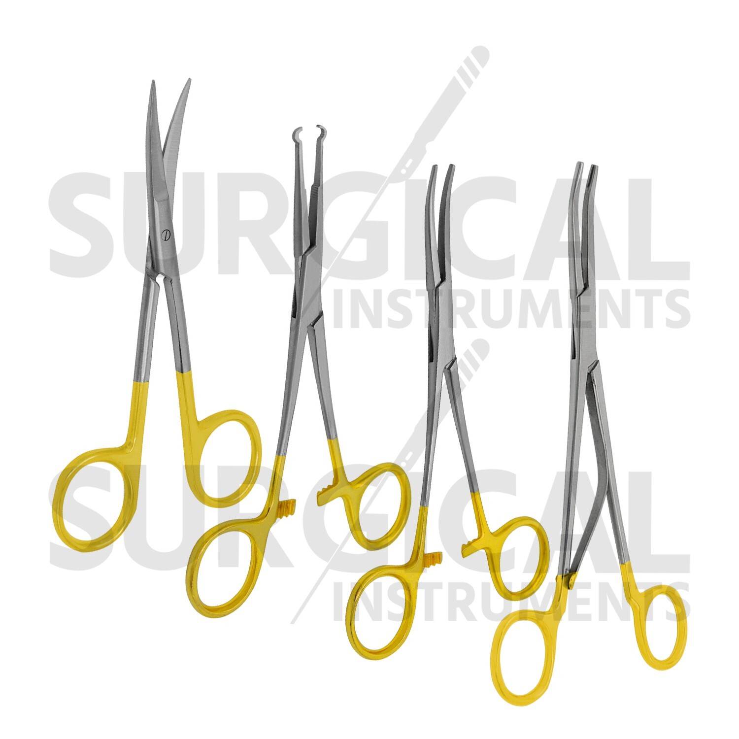 4 Pieces Sutureless Vasectomy Surgery Set, Surgical Instruments German Grade