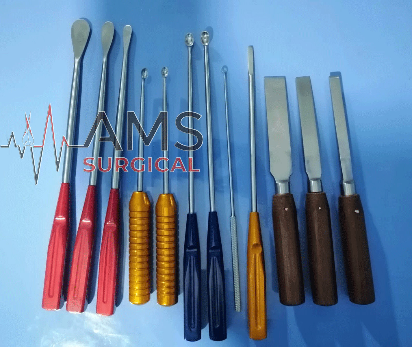 Laminectomy Spine Instruments Set Of 11 Pcs Orthopedic Instruments