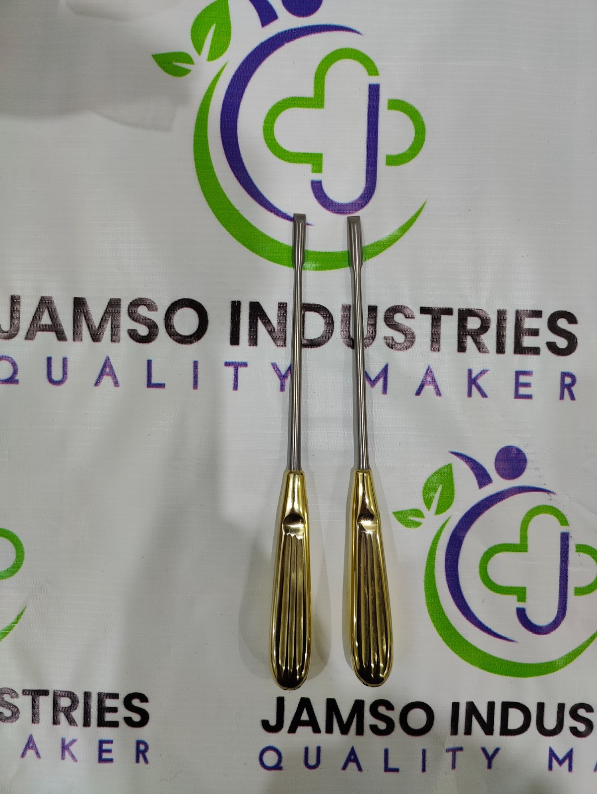 2 PCs Flap Breast Dissector Straight Stainless Steel Plastic Surgery Instruments
