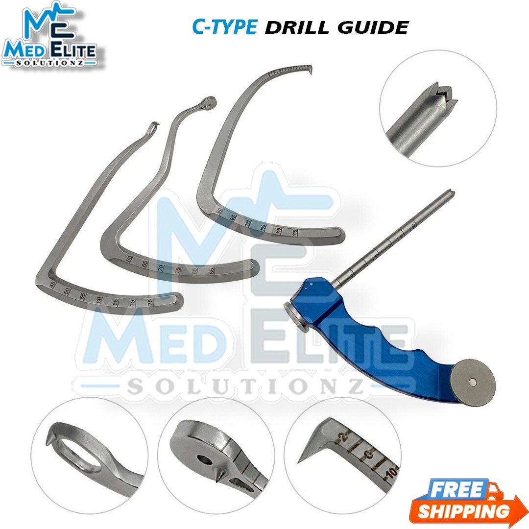 New C-type Drill Guide Sight Knee Ligament Shoulder Femoral Tibia Aimer Guider