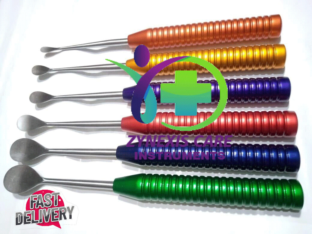 Karlin XL Magnum Cobb Elevator 6 Pcs set 14″ Spine Neuro orthopedic Instrument