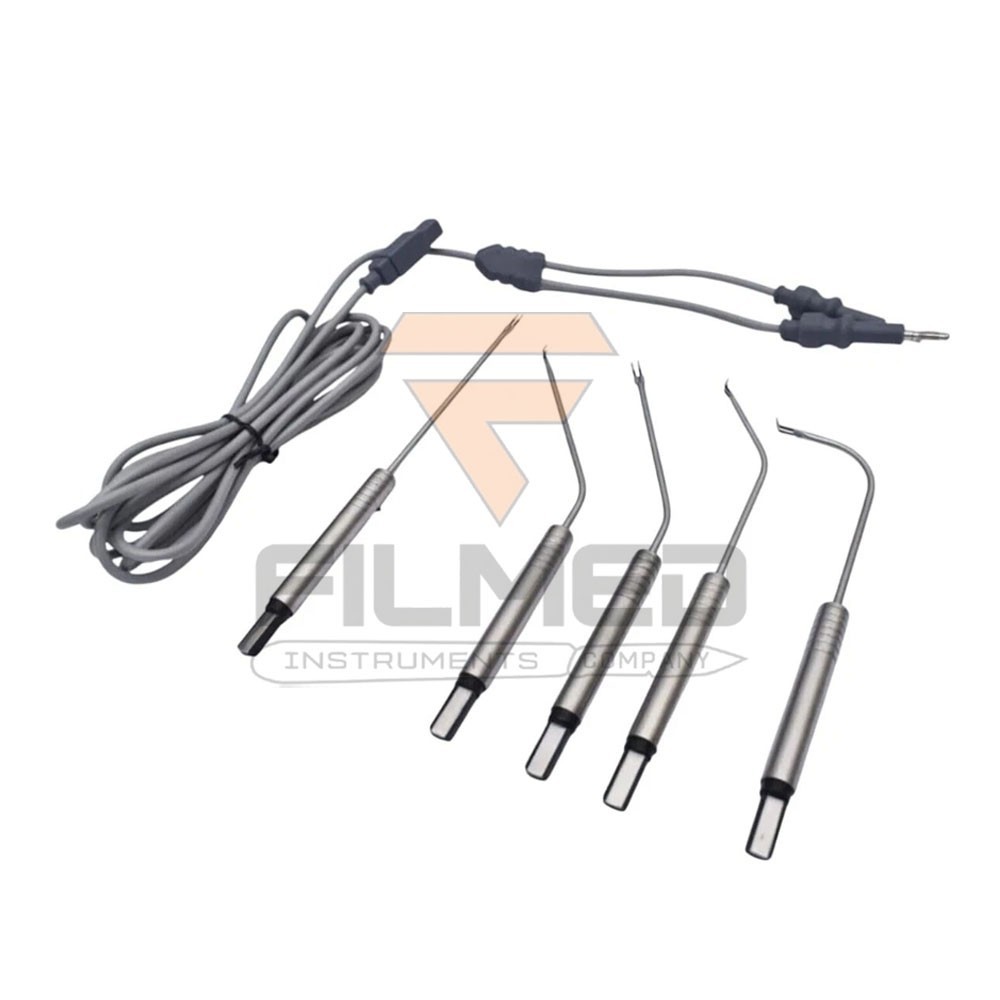 ENT Bipolar Electrodes Set Electro Surgical instruments