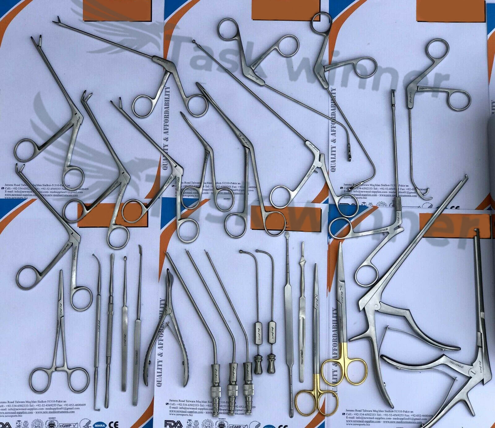 Fess Instruments Set W/ Box Fess Set Sinus Surgery ENT Instruments German Steel
