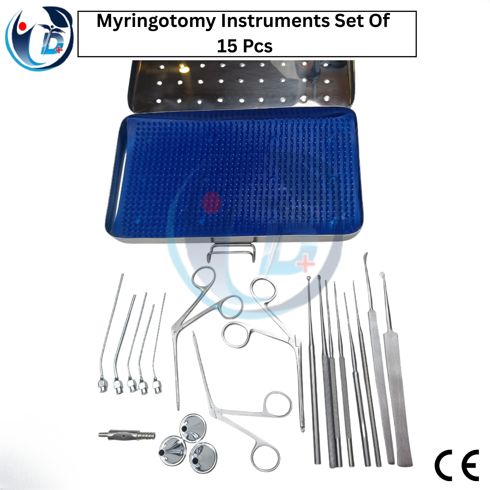 Myringotomy Instruments Set Of 15 Instruments For ENT Myringoplasty Surgical