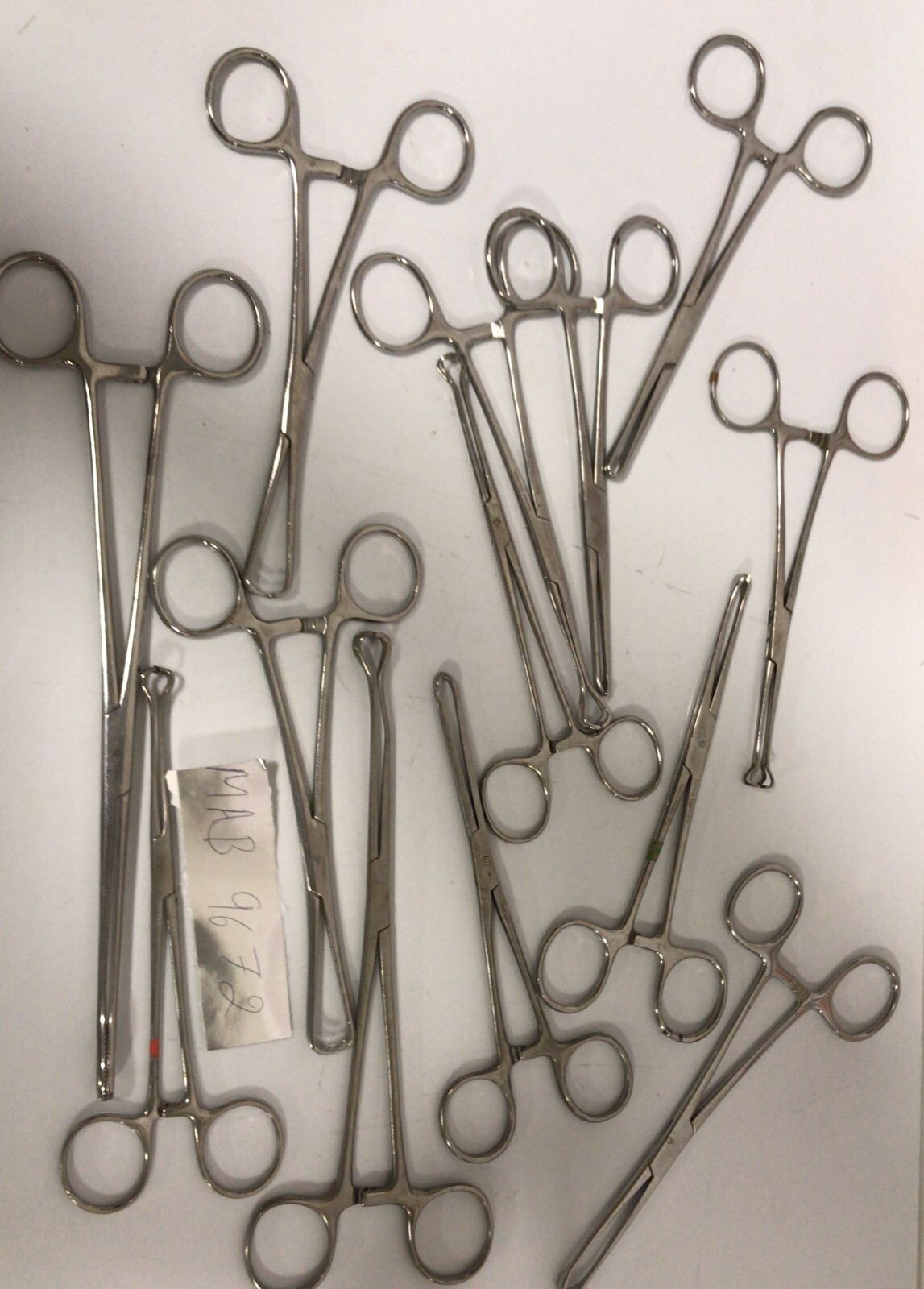 Surgical Scissor Forceps of assorted brands & Sizes-13pcs-MAB-9672