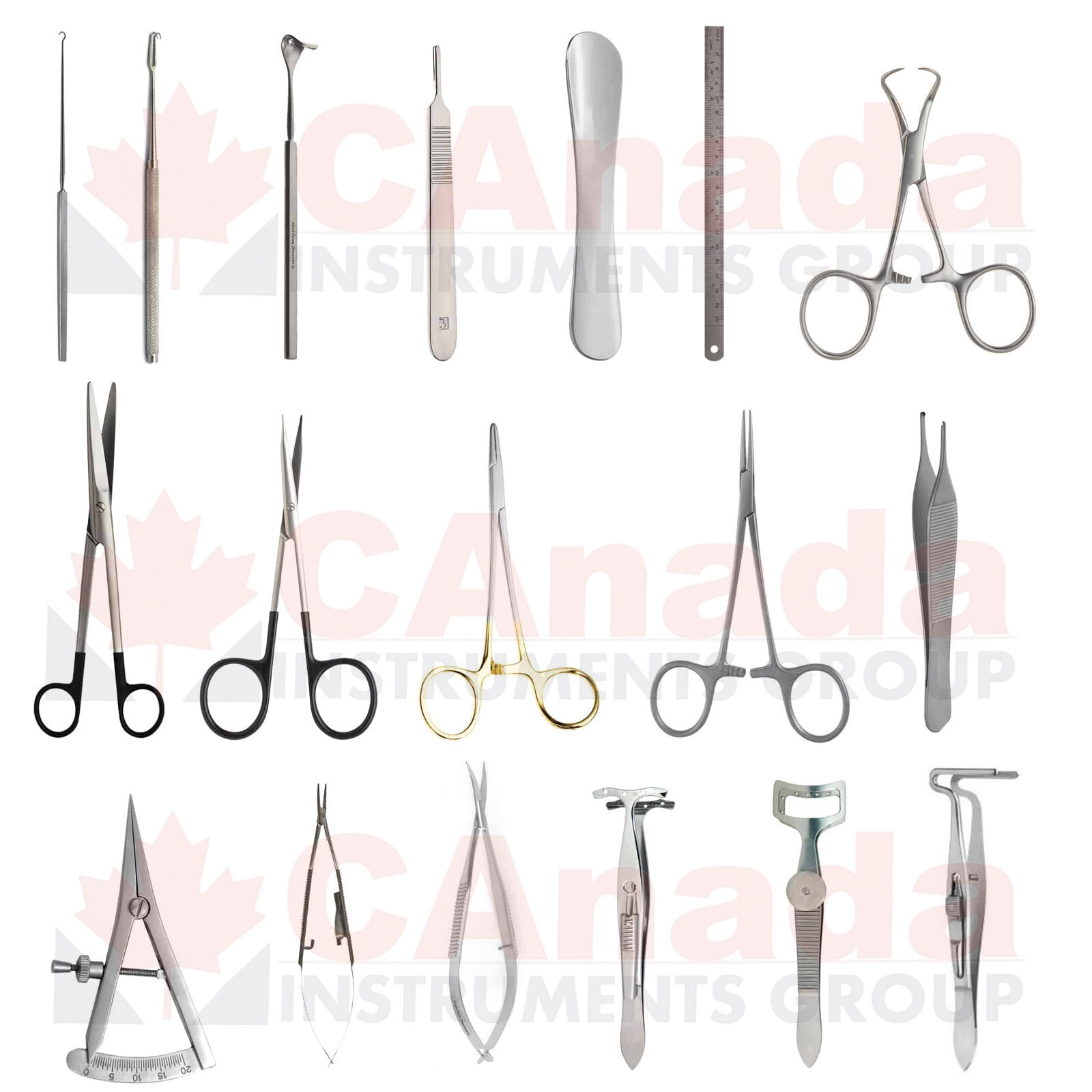 24 Pieces Blepharoplasty Set-C – Plastic Surgery Instruments