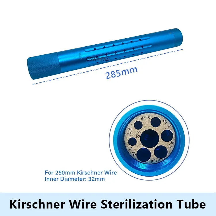 Kirschner Wire Pin Dirll Bits Sterilization Tube Orthopedics Surgical Instrument