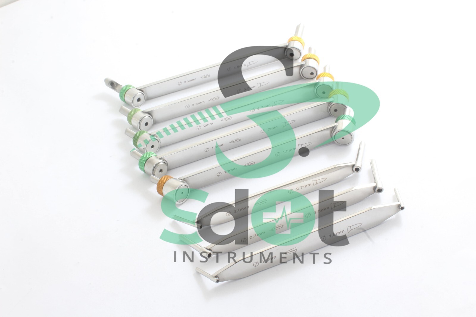 Drill Guide & Tap Sleeve Loaded Screws Neutral 8 pieces Orthopedic By SdOt