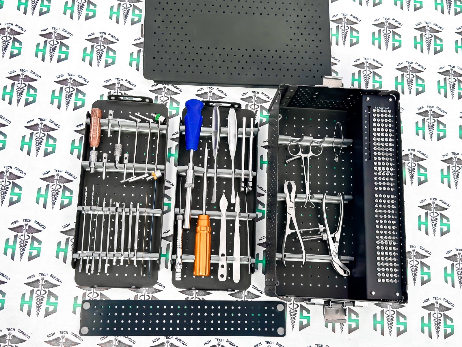 Orthópedìc Small Frágment Locking Instrùment Set w/Screws 3.5 & 4.0 Complete kit