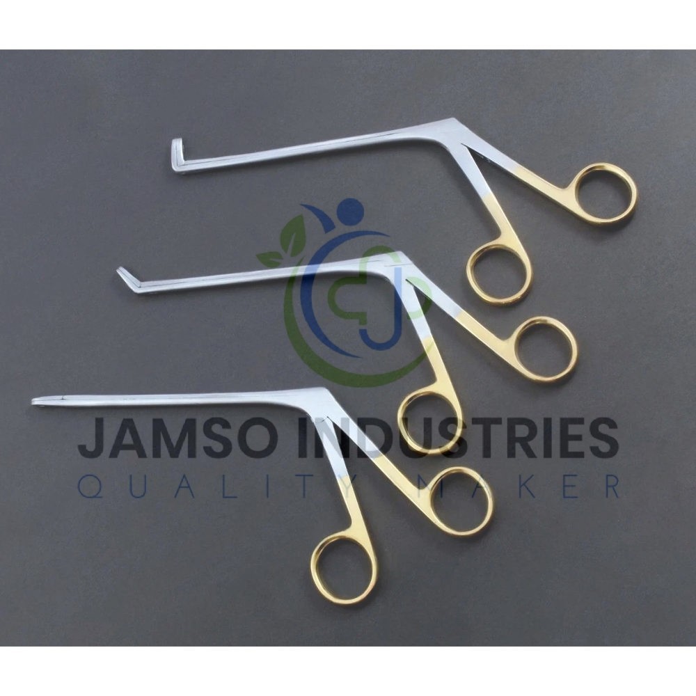 ENDOSCOPIC NASAL FORCEPS SET – 3 PIECES STRAIGHT, 45° & 90° | FESS SURGICAL INST