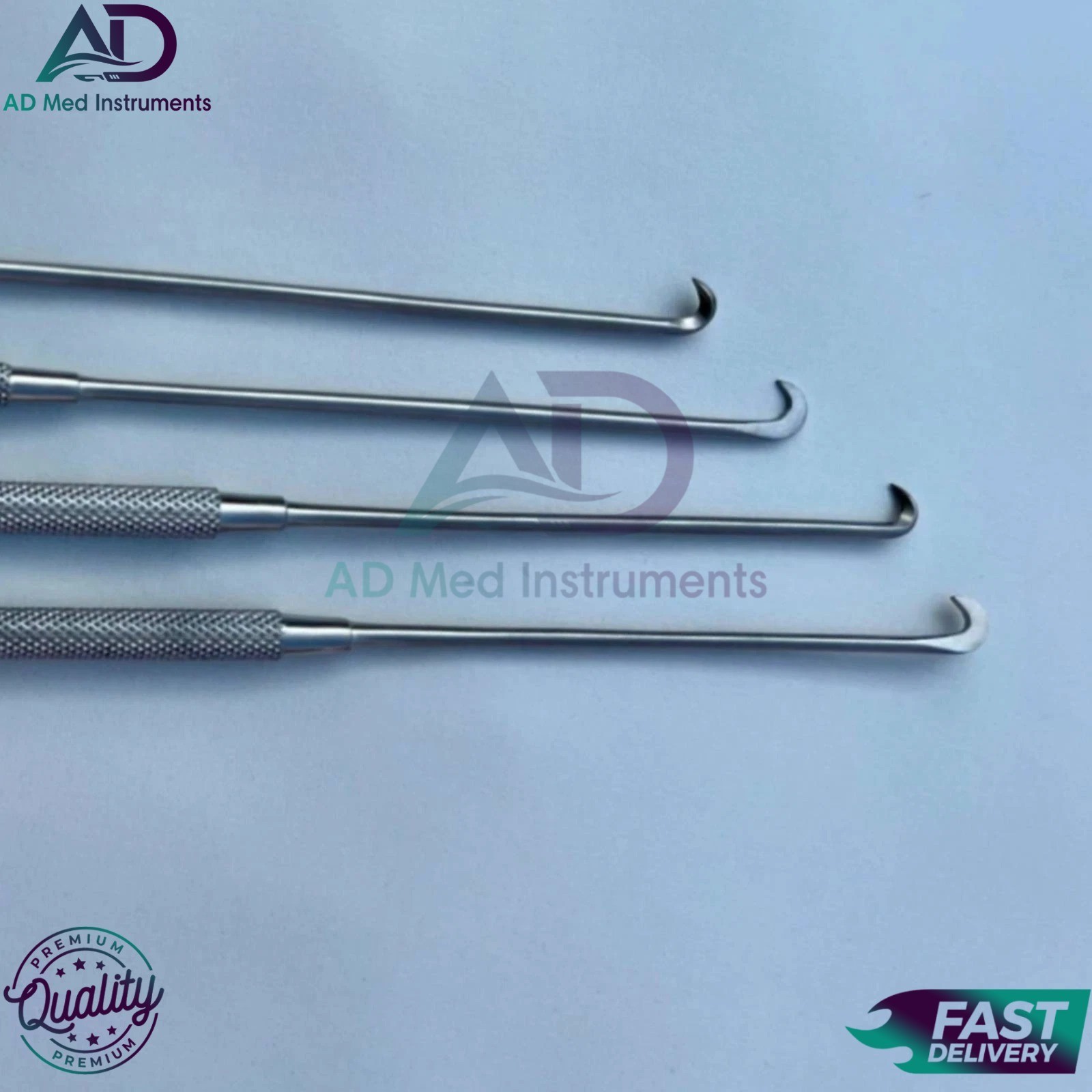 Arthroscopy Hook Knife 3mm & 5mm 4 PCs Set German Steel Arthroscopic instruments