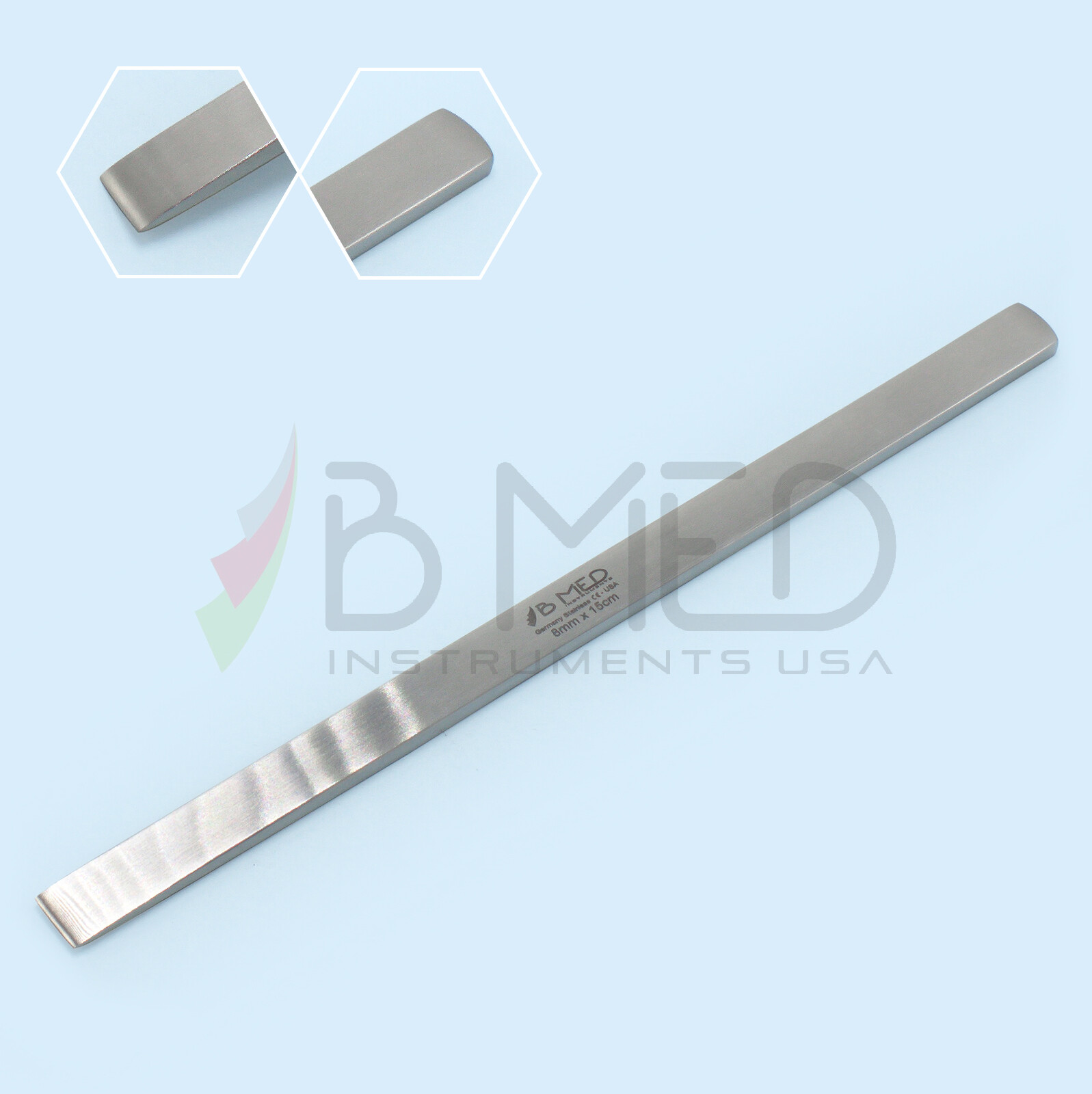 OR Grade Mini Lambotte Bone Osteotomes Chisel 8mm Blade X 15cm Orthopedic