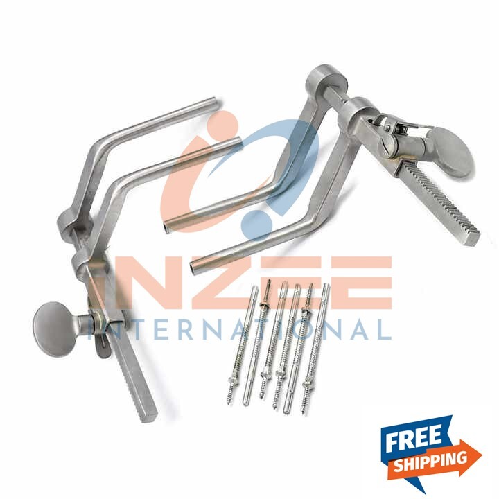 OR Grade Caspar Cervical Distractor With Screw Neurosurgical Instrument By Inzee